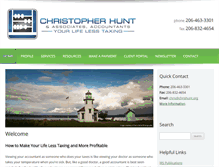 Tablet Screenshot of chrishunt.org